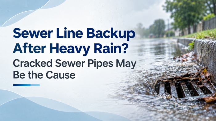 Heavy rain triggering sewer backups at your Toronto home? A cracked sewer pipe is often the real cause. Learn the warning signs, what to do, and how it's fixed.